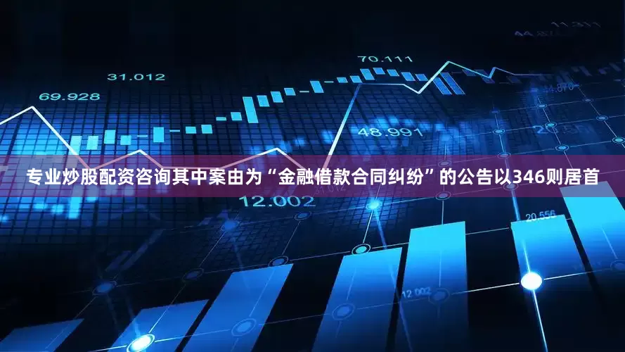 专业炒股配资咨询其中案由为“金融借款合同纠纷”的公告以346则居首